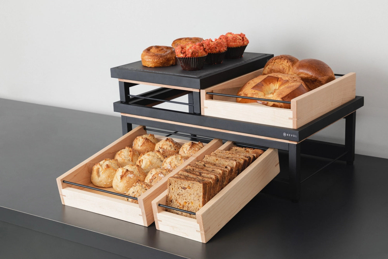 Scatola di scena in 32,5 x 13,5 cm Maple Wood