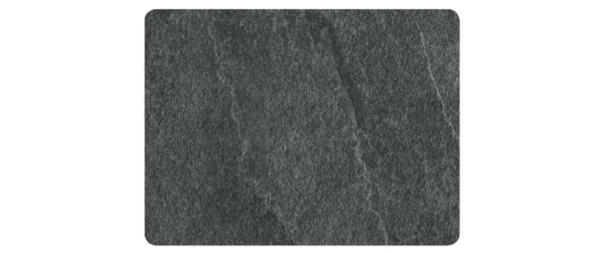 Elegantes 15x20cm Servierbrett im Schiefer-Look von Roltex: robust, kratzfest, ideal für Snacks und stilvolle Präsentationen.