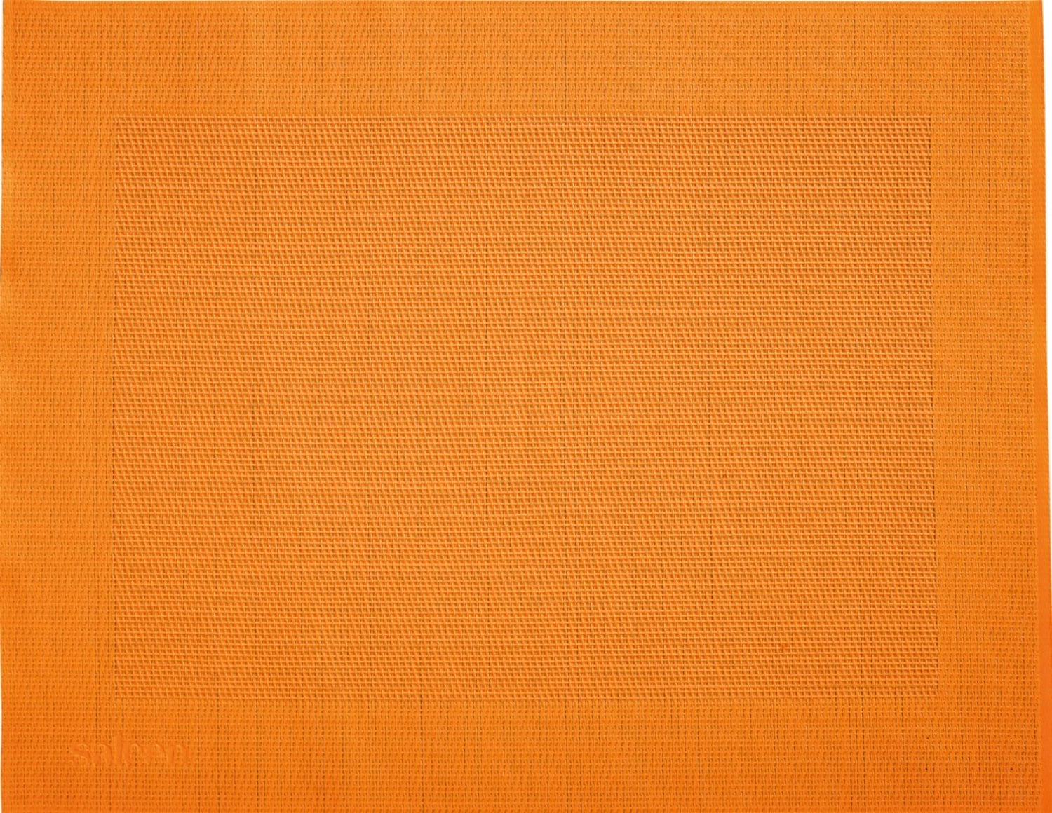 Tischset Rahmen, eckig, orange, 32x42cm - KAQTU Design