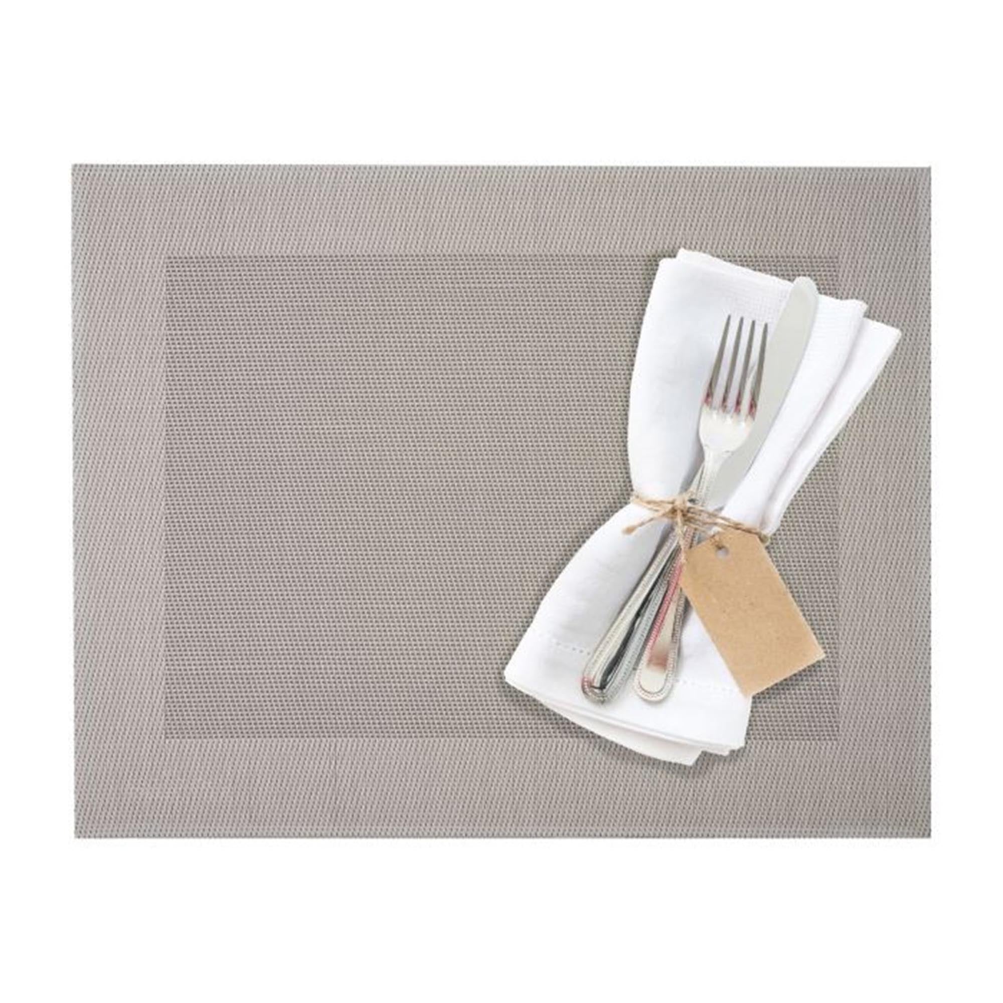 Elegantes Tischset in rechteckiger Form, taupe hell, 32x42cm, von Westmark. Perfekt für stilvolle Tischdekoration.