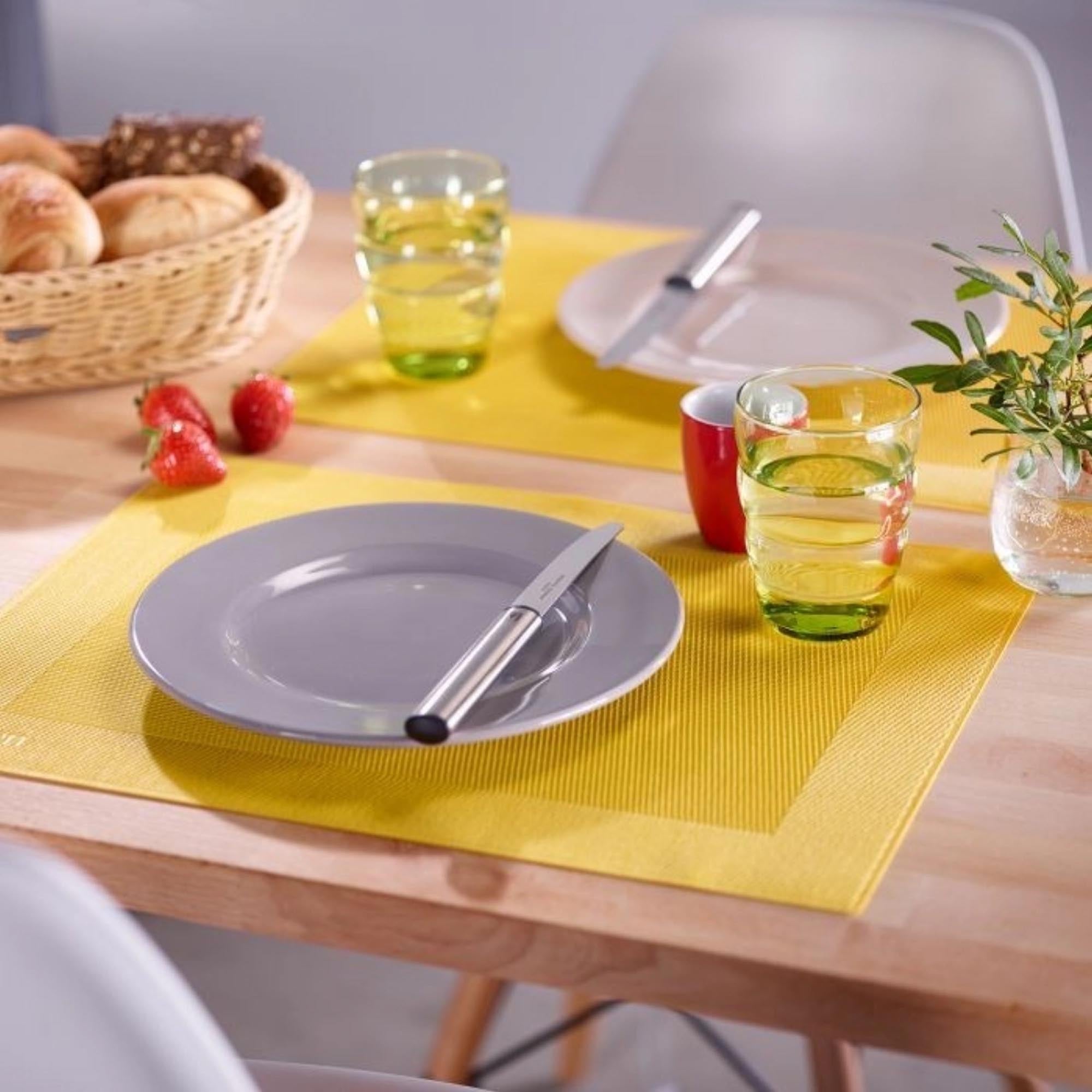 Gelbes rechteckiges Tischset von Westmark, 32x42cm, perfekt für elegante Tischgestaltung und zum Schutz Ihrer Möbel.