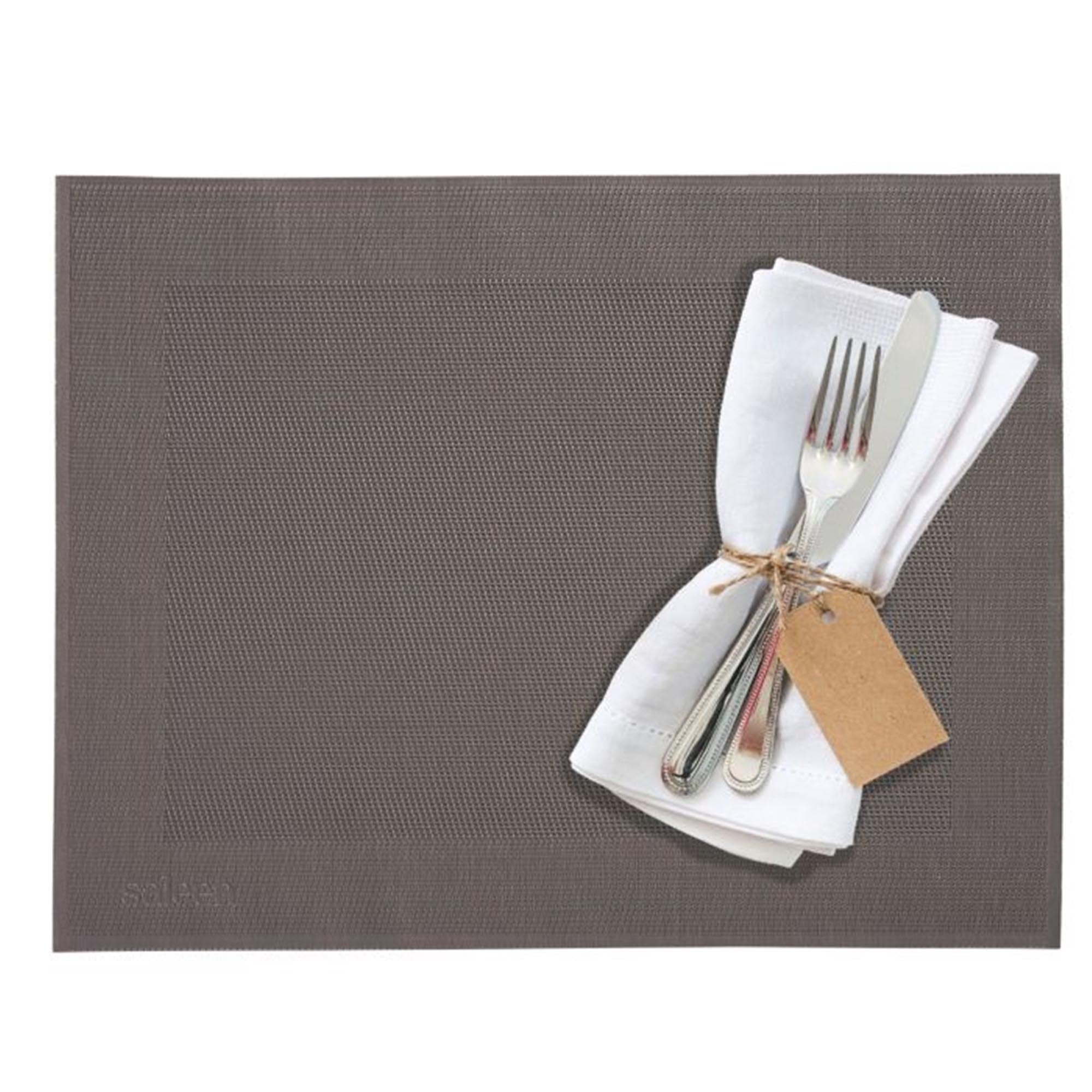 Elegantes Tischset von Westmark in Taupe, rechteckig, 32x42 cm. Perfekt für stilvolle Tischdekoration und Schutz der Oberfläche.