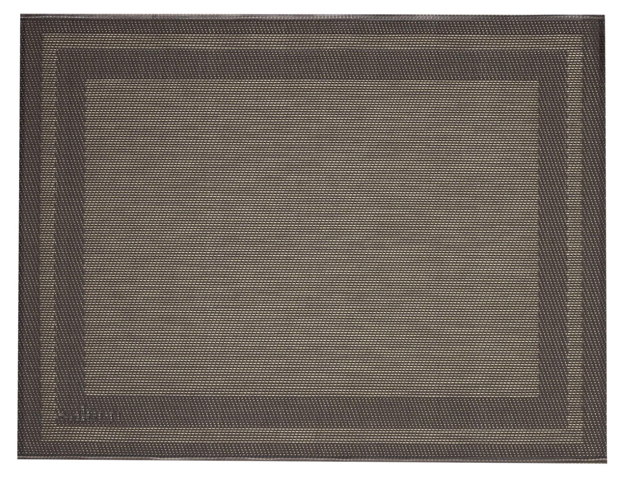 Tischset Rahmen, eckig, anthrazit, gold, 32x42cm in Silber präsentiert im Onlineshop von KAQTU Design AG. Tischset ist von Westmark