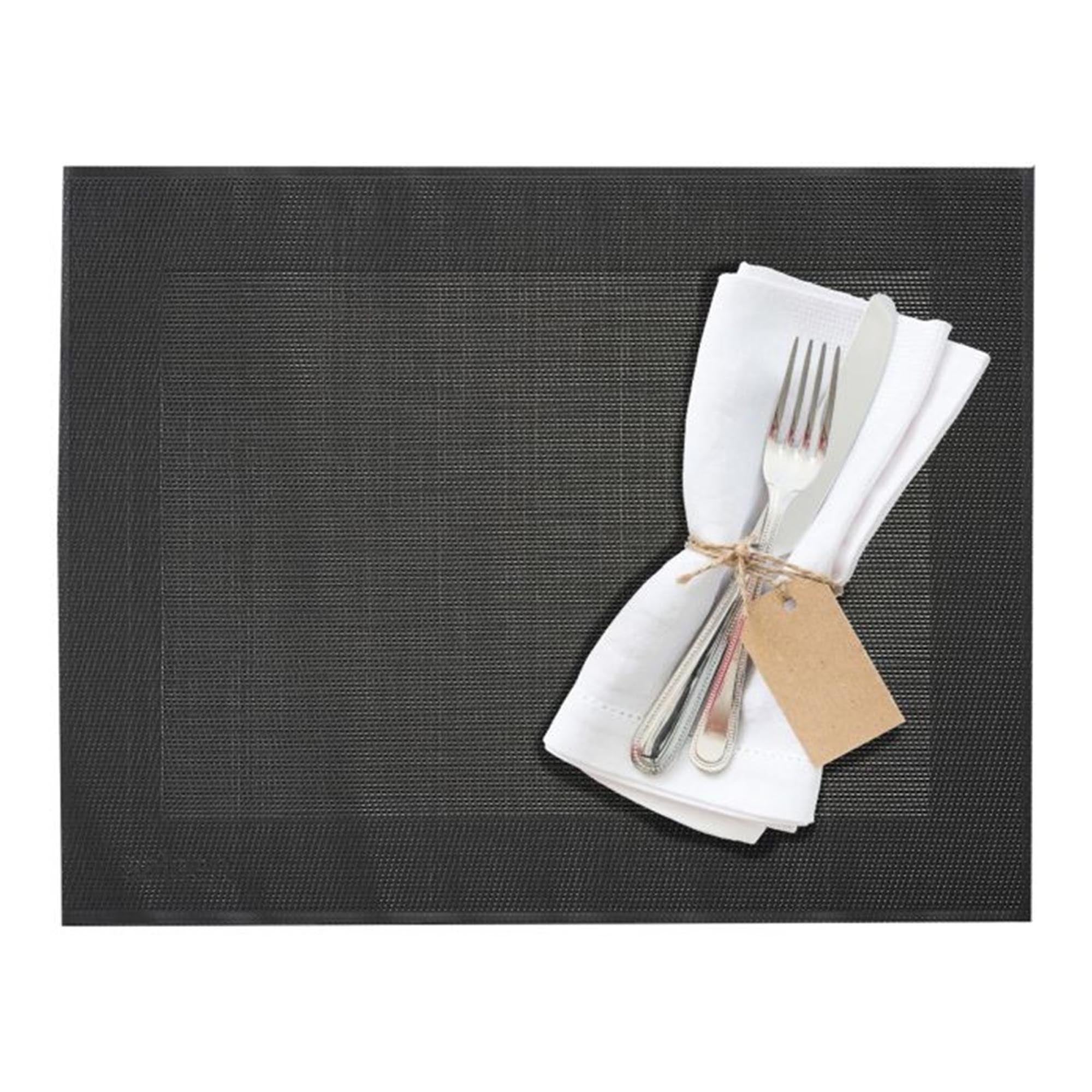 Elegantes Tischset in Anthrazit von Westmark, rechteckig, 32x42cm, ideal für stilvolle Tischdekoration und Schutz der Oberfläche.