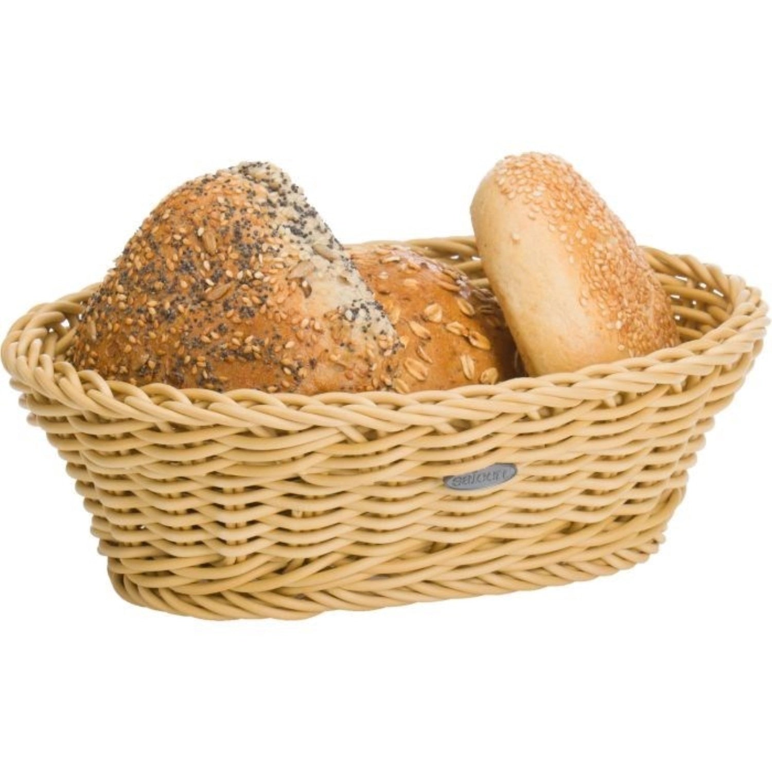 Korb Oval, H-beige, 25x17x8.5cm