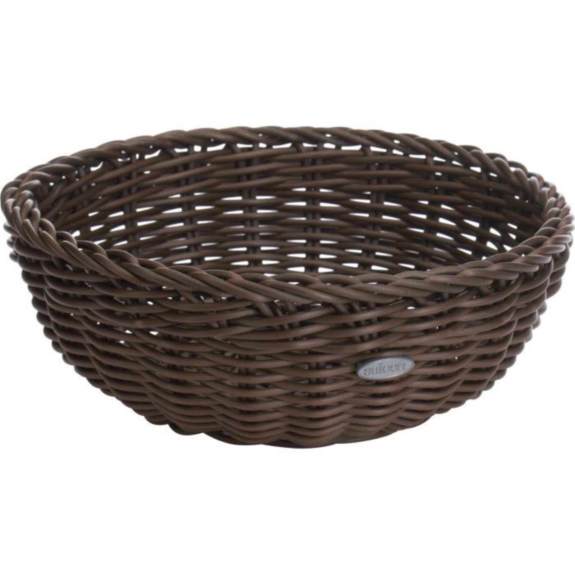 Schale rund, braun, 23x9cm, Rand gebogen in Braun präsentiert im Onlineshop von KAQTU Design AG. Schale ist von Westmark