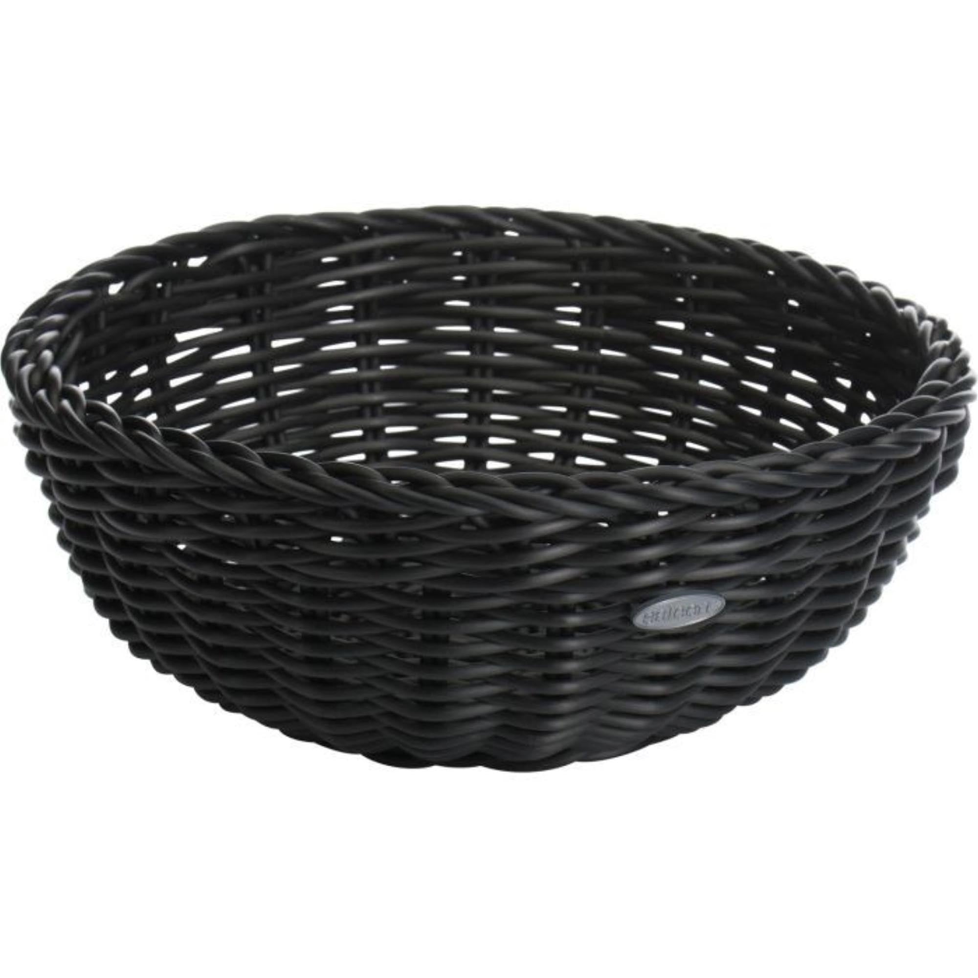 Schale rund, schwarz, 23x9cm, Rand gebogen in Schwarz präsentiert im Onlineshop von KAQTU Design AG. Schale ist von Westmark