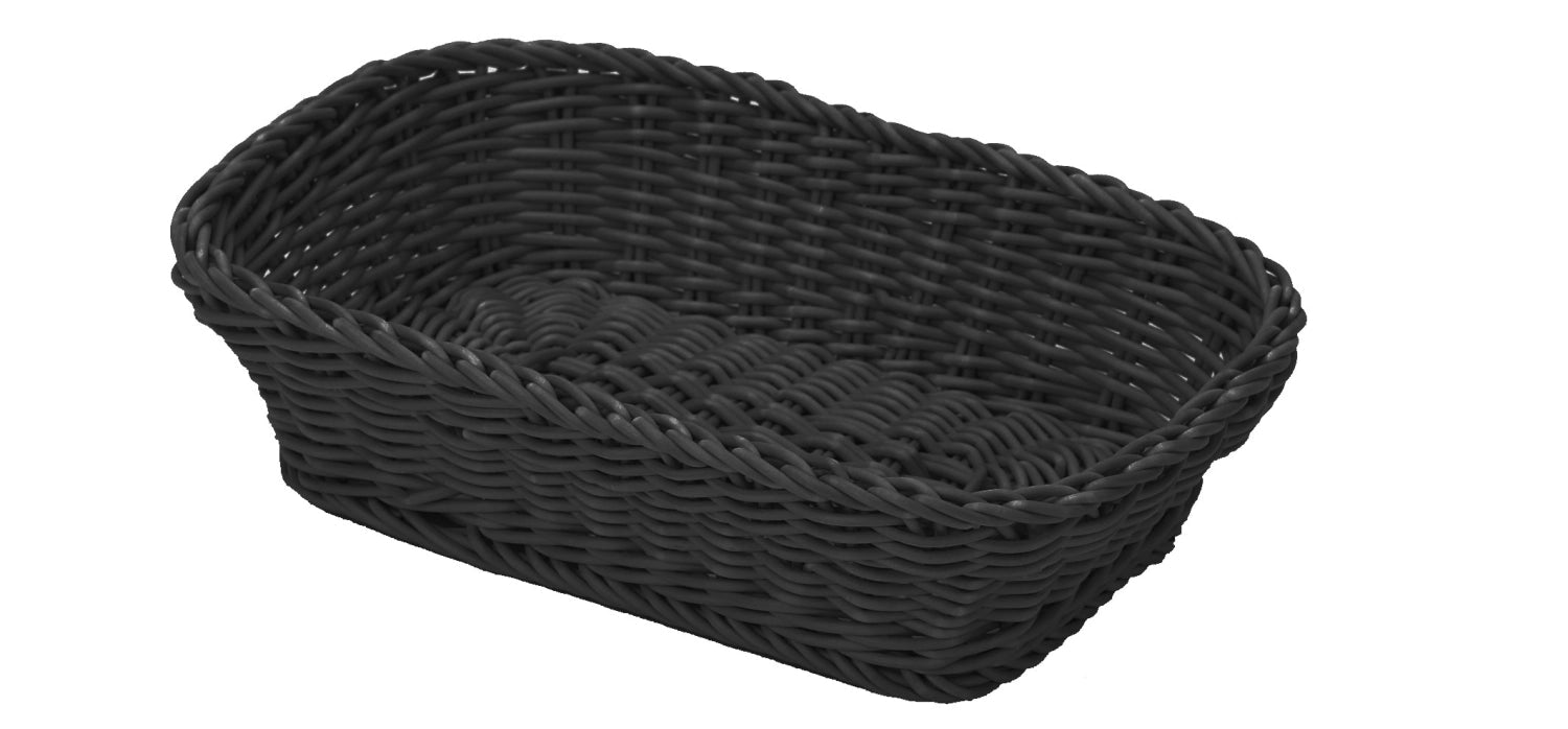 Korb rechteckig, schwarz, 26.5x19x7cm in Schwarz präsentiert im Onlineshop von KAQTU Design AG. Brotkorb ist von Westmark