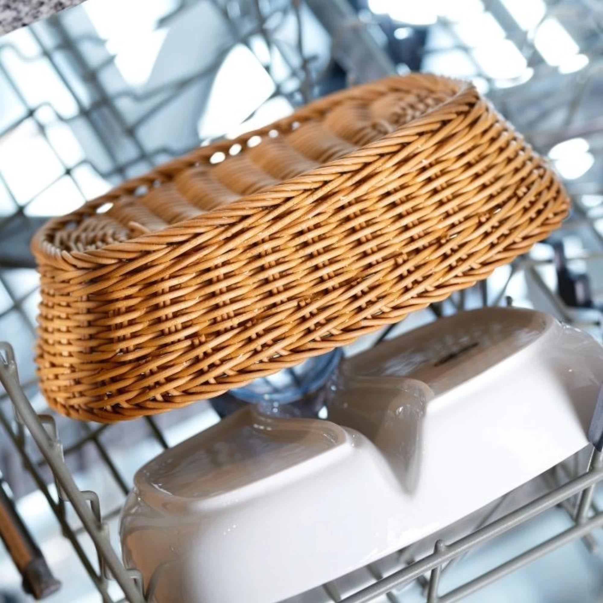 Rechteckiger Korb von Westmark in Beige, Maße 26.5x19x7cm, ideal für stilvolle Aufbewahrung und Organisation im Haushalt.