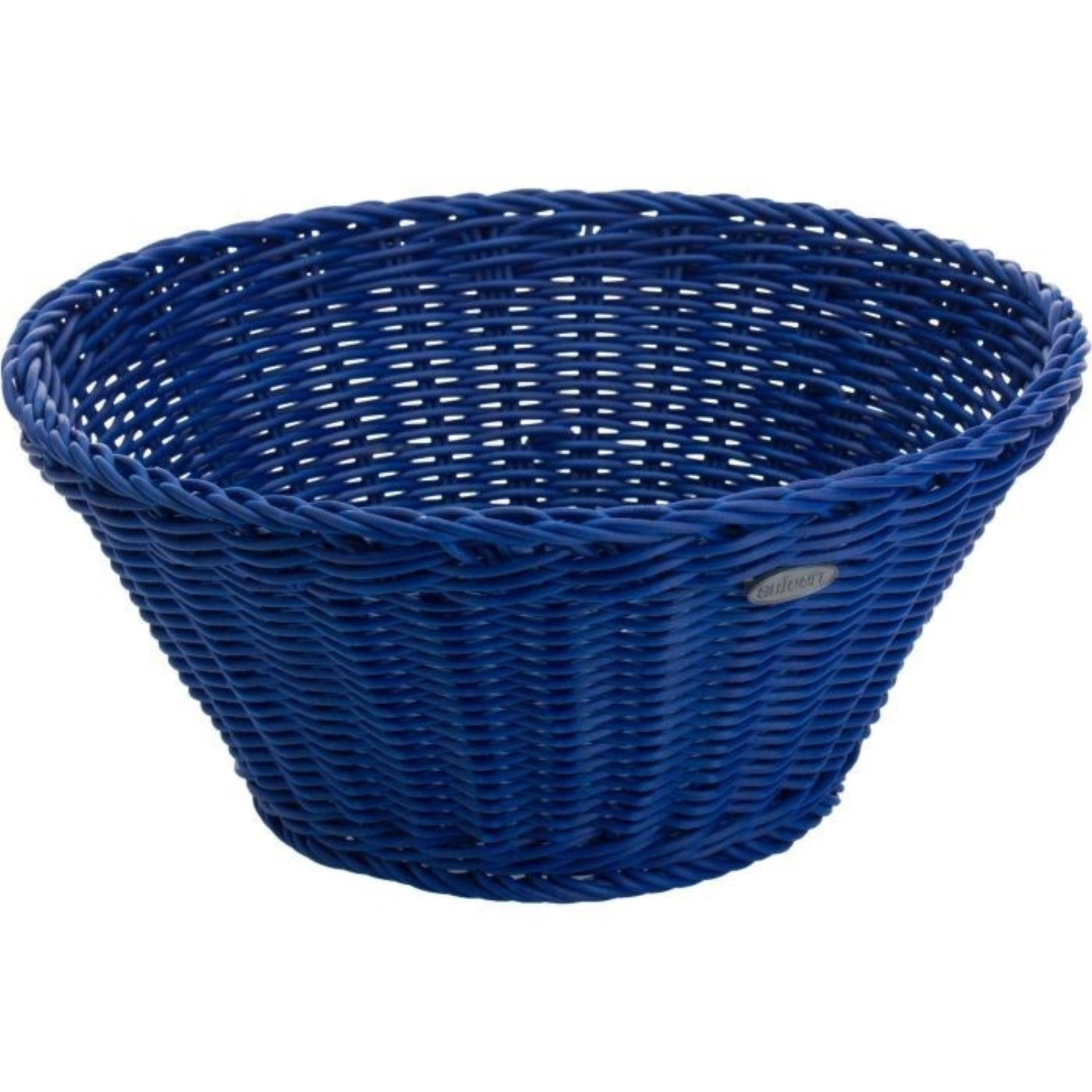 Panier rond, m-bleu, 18x10cm