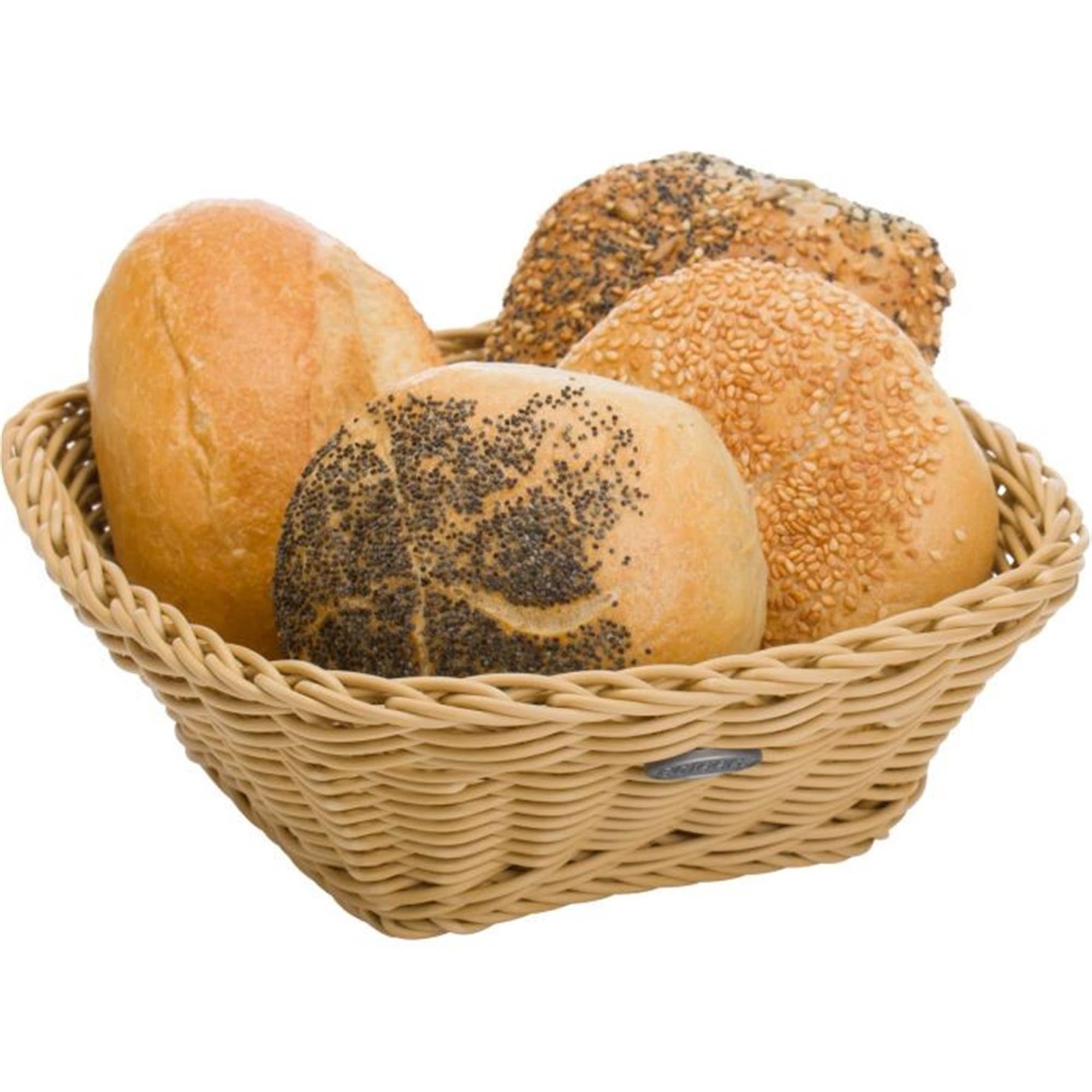 Korb quadratisch, h-beige, 23x23x9cm