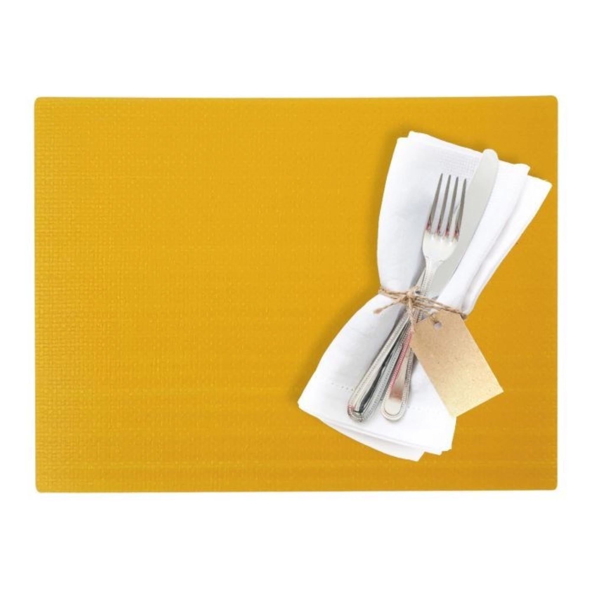 Sonnengelbes Tischset Coolorista von Westmark, rechteckig, 45x32.5cm, aus PP, ideal für stilvolle und praktische Tischdekoration.