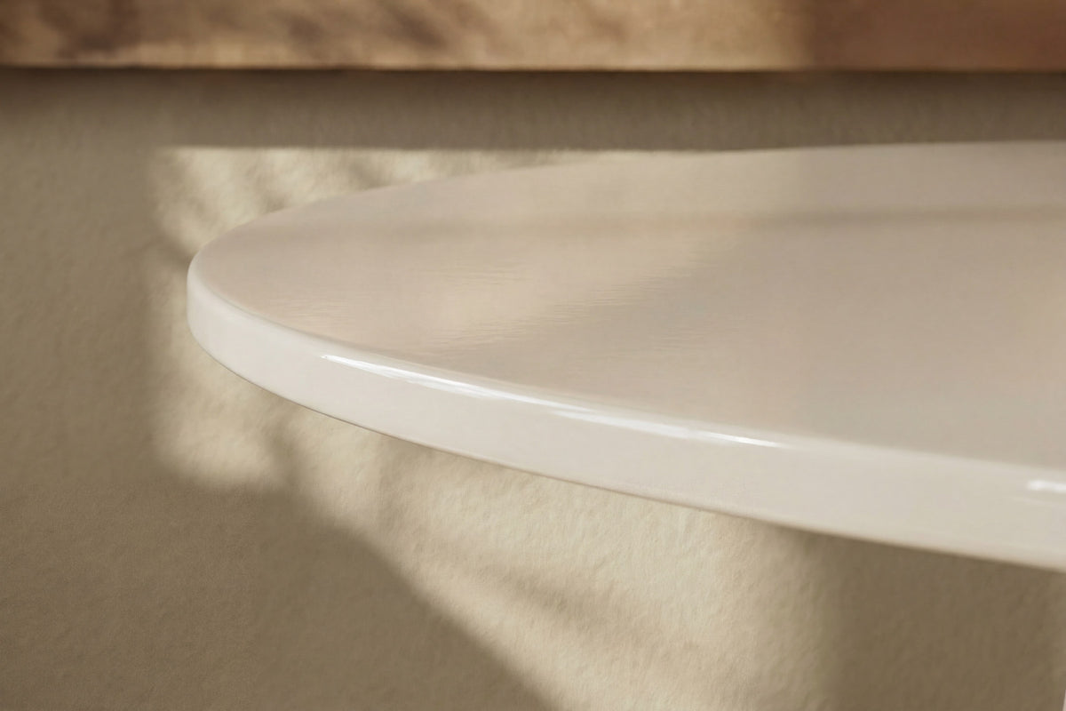 Lanzo Rundes Esstisch in Beige präsentiert im Onlineshop von KAQTU Design AG. Esstisch ist von Venture Home