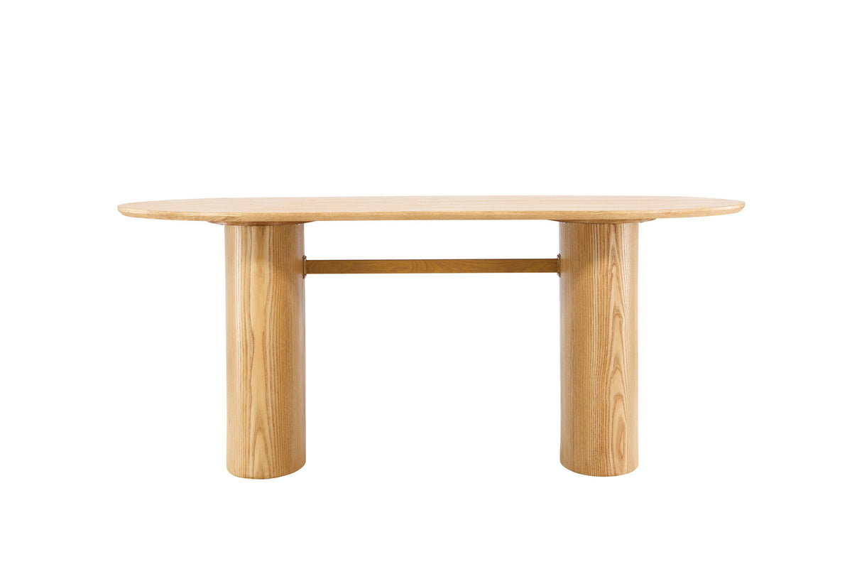 Isolde Esstisch in Natur präsentiert im Onlineshop von KAQTU Design AG. Esstisch ist von Venture Home