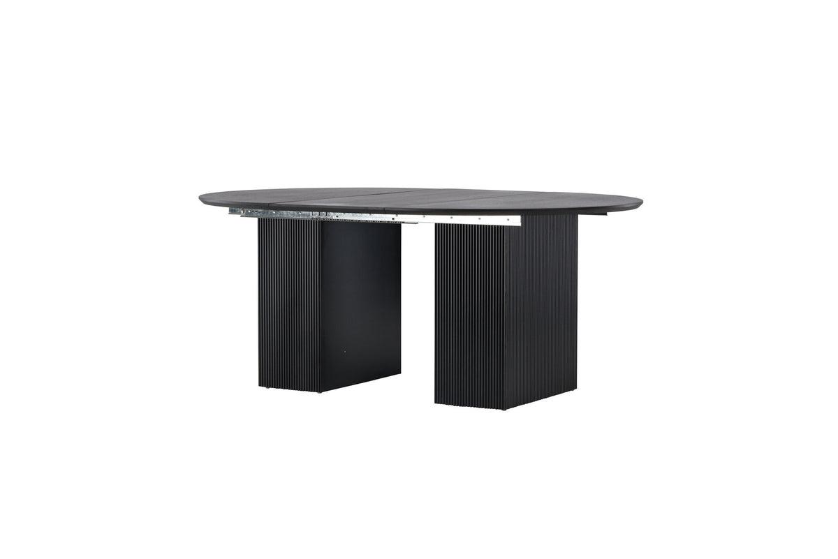 Matilda Esstisch ausziehbar in Schwarz präsentiert im Onlineshop von KAQTU Design AG. Esstisch ist von Venture Home
