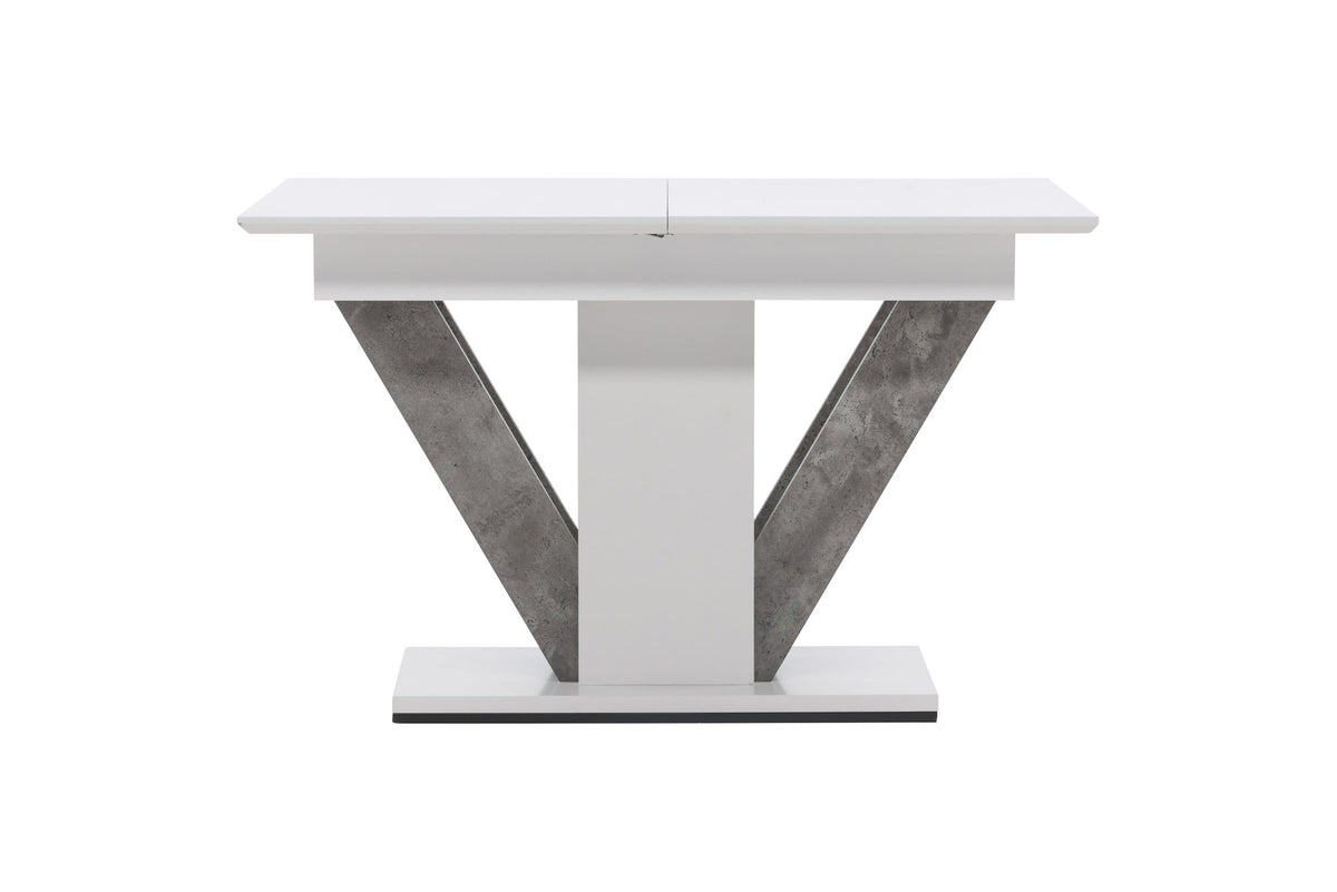 Disa Esstisch ausziehbar in Weiss präsentiert im Onlineshop von KAQTU Design AG. Esstisch ist von Venture Home