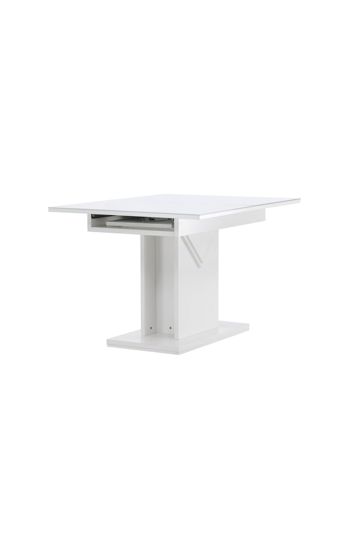 Pluto Tisch ausziehbar in Weiss präsentiert im Onlineshop von KAQTU Design AG. Esstisch ist von Venture Home