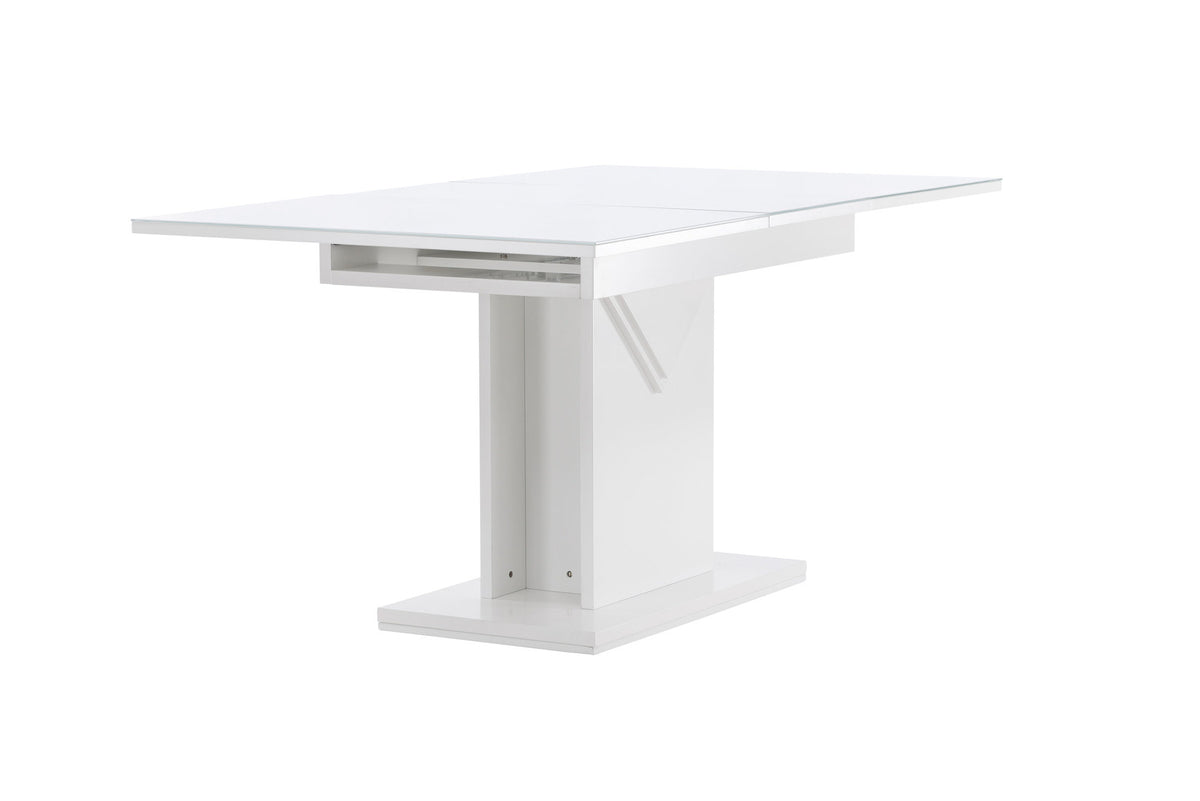 Pluto Tisch ausziehbar in Weiss präsentiert im Onlineshop von KAQTU Design AG. Esstisch ist von Venture Home