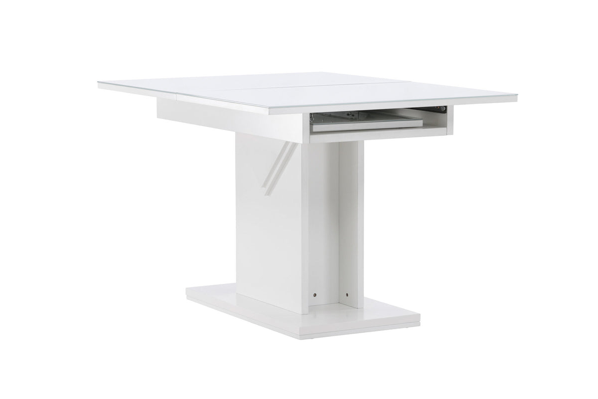 Pluto Tisch ausziehbar in Weiss präsentiert im Onlineshop von KAQTU Design AG. Esstisch ist von Venture Home
