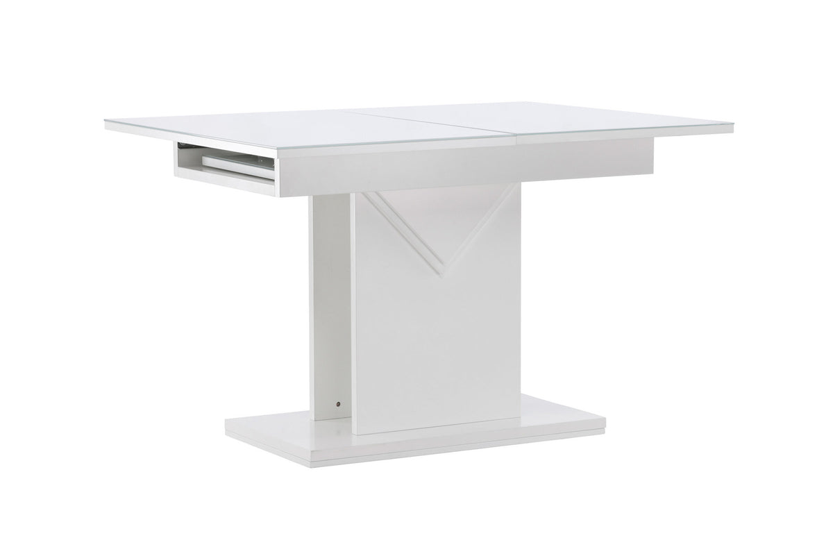 Pluto Tisch ausziehbar in Weiss präsentiert im Onlineshop von KAQTU Design AG. Esstisch ist von Venture Home