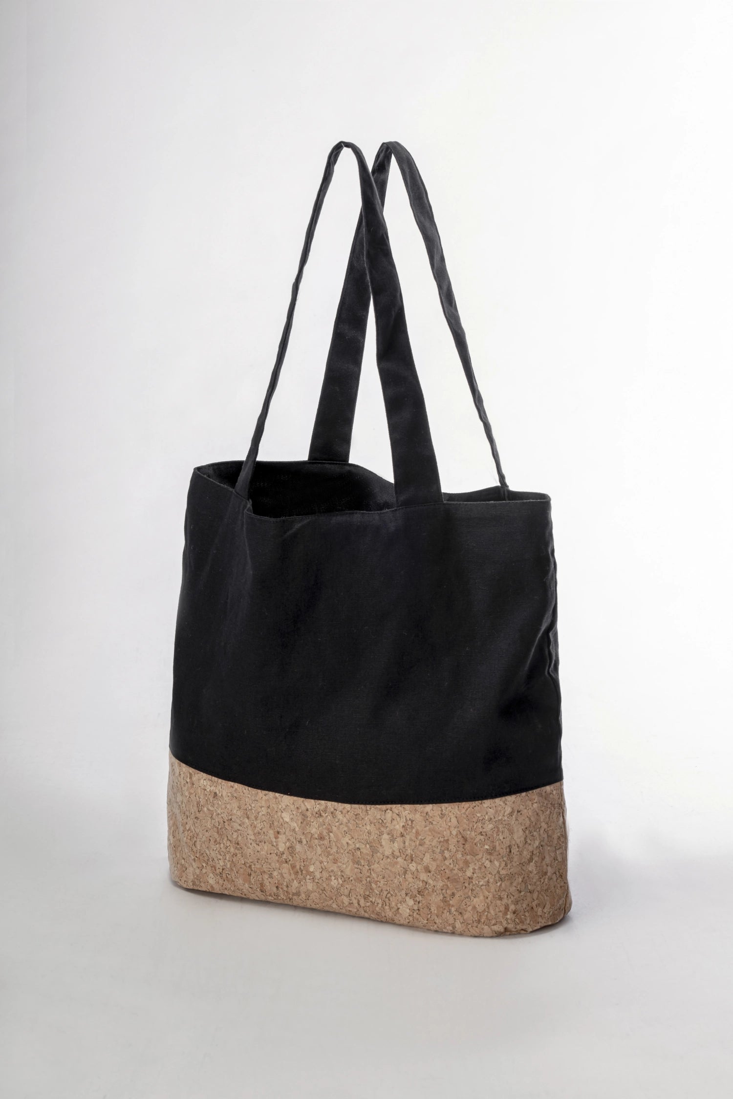 Everyday Bag Jute und Kork dunkel, 42x36x13cm, 20L - KAQTU Design