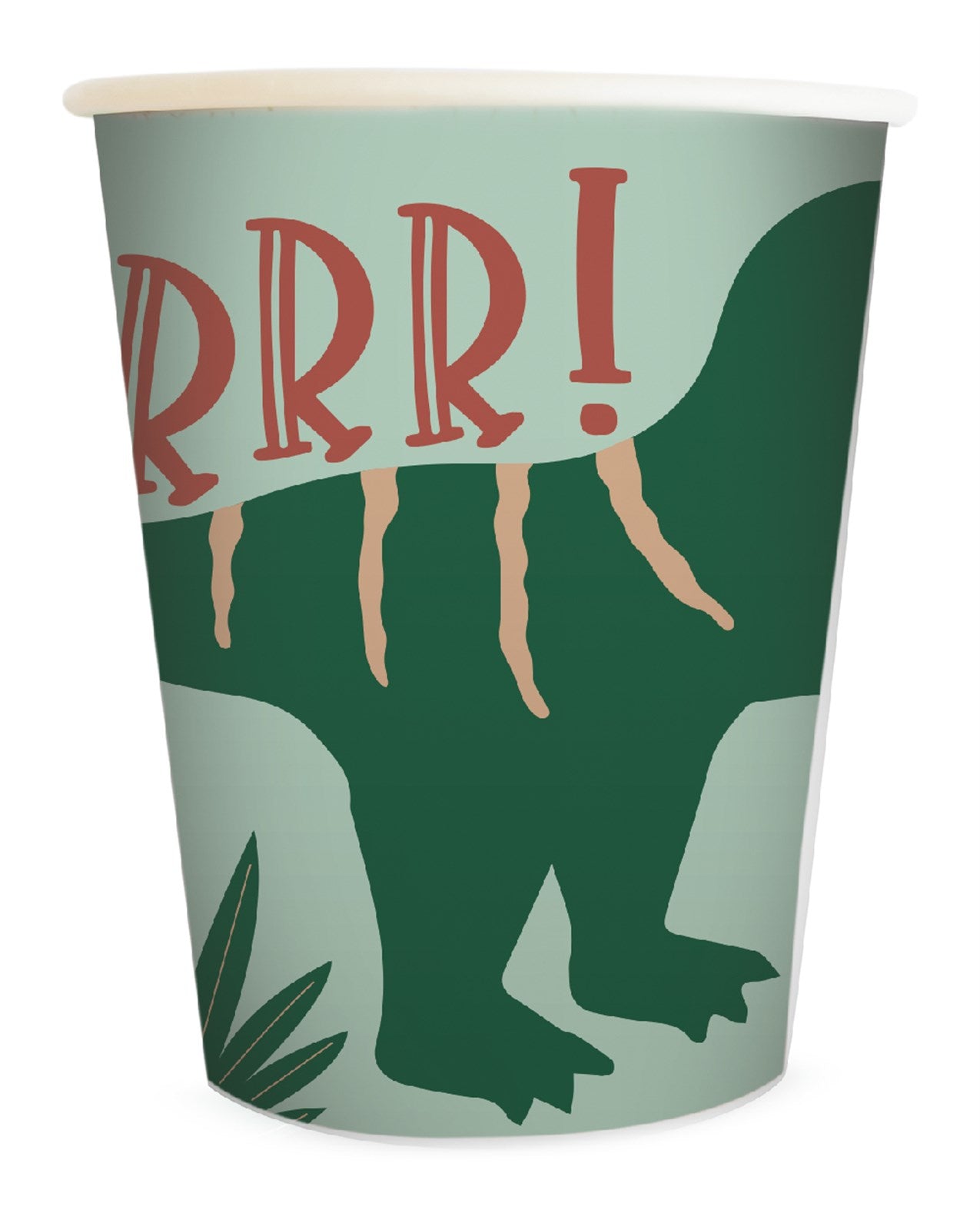 Bunte Dino-Becher 25cl: Spaß für Kinderfeste von Scrap Cooking.