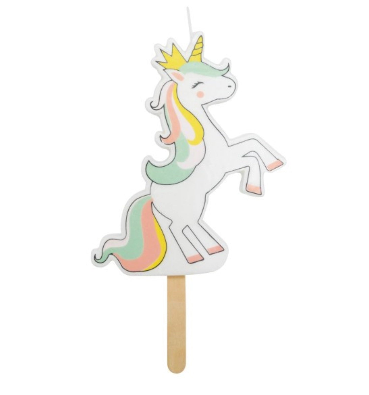 Kerze XXL Einhorn in Mehrfarbig präsentiert im Onlineshop von KAQTU Design AG. Kerzen ist von Scrap Cooking