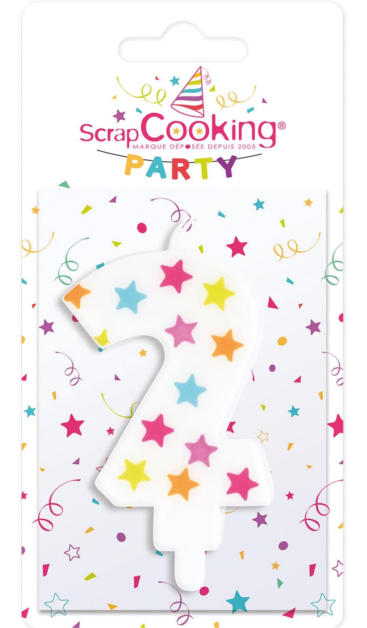 Kerze Nummer 2 in Mehrfarbig präsentiert im Onlineshop von KAQTU Design AG. Kerzen ist von Scrap Cooking