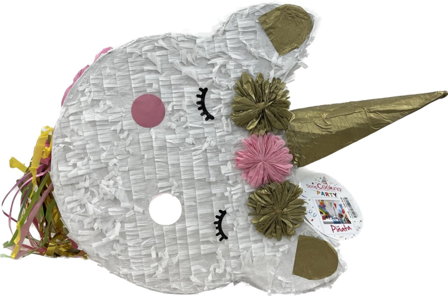 Rainbow di unicorno pinatata