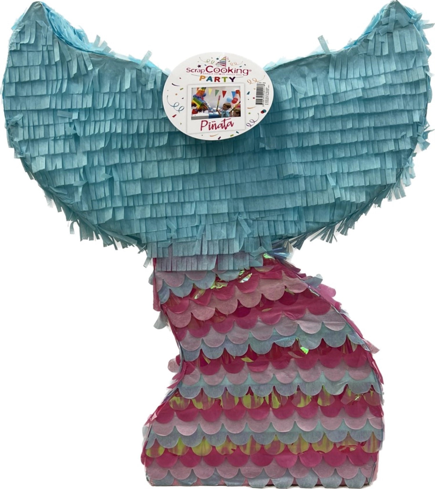 Pinata Meerjungfrau LxBxH45.5x39x9.5cm in Mehrfarbig präsentiert im Onlineshop von KAQTU Design AG. Geschenkzubehör ist von Scrap Cooking