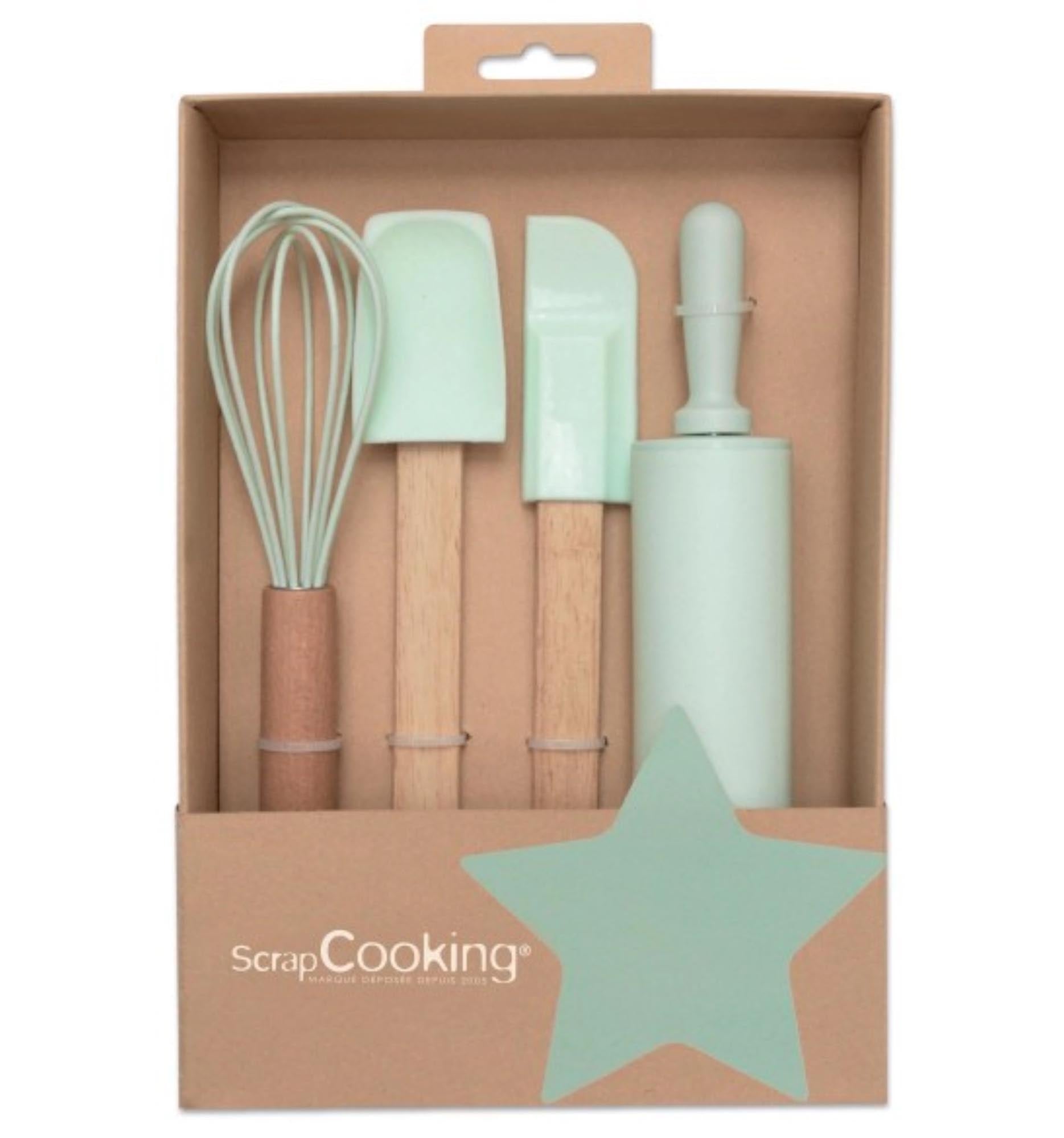 Entdecke das bunte Kinder-Backset von Scrap Cooking für kreativen Spaß!