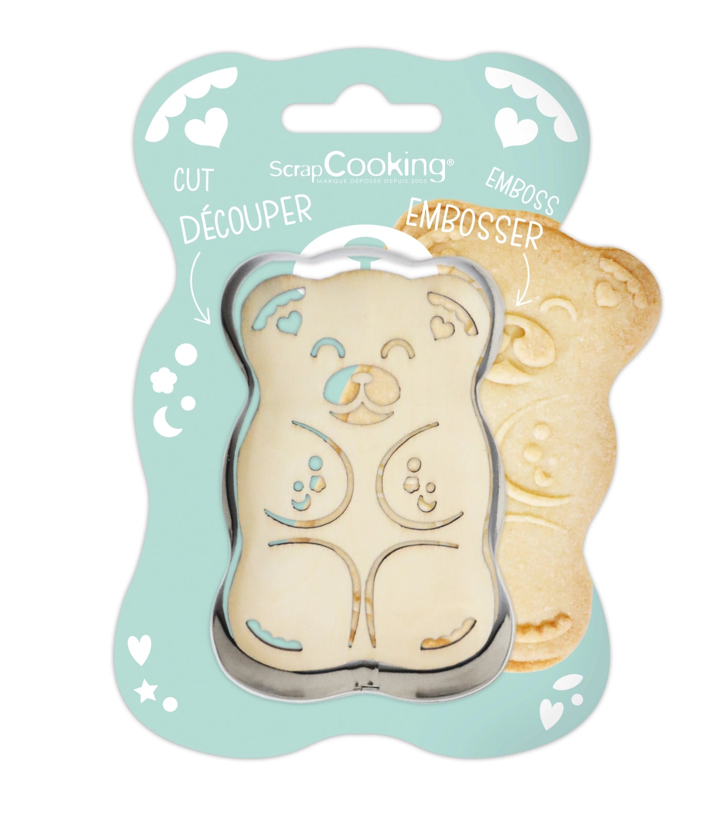 Tagliare o orsacchiotto in legno incinta