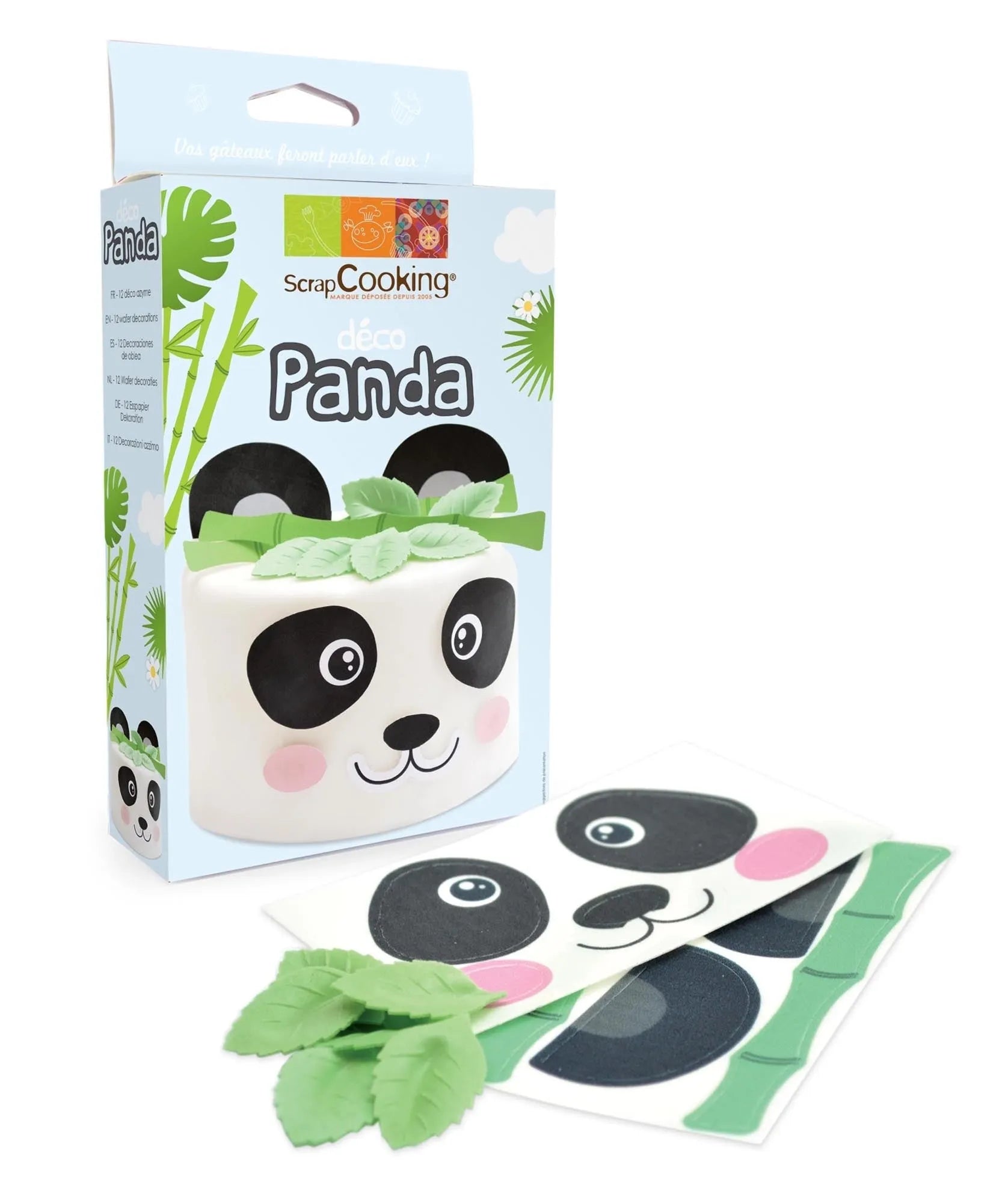 15-tlg. Panda Oblaten Set: Kreative, glutenfreie Deko für Torten & Cupcakes. Perfekt für Partys & Backliebhaber!