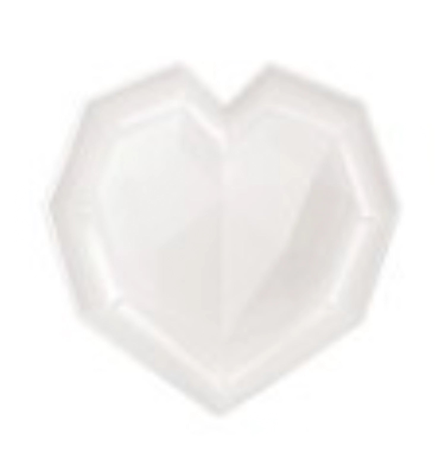 3D Silikonform Diamant Herz D17.5cm - KAQTU Design