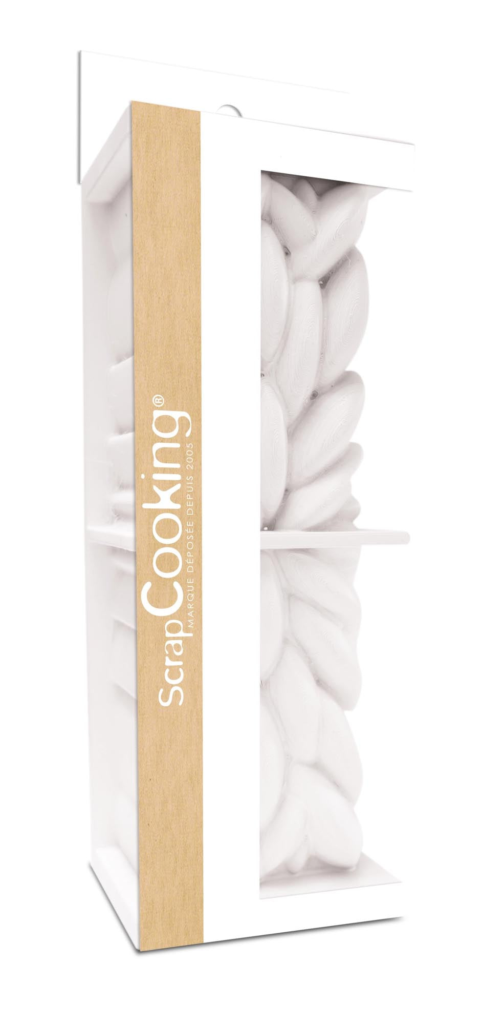 Perfekte Bûche-Kreationen mit Scrap Cooking 3D Silikonform L21cm.