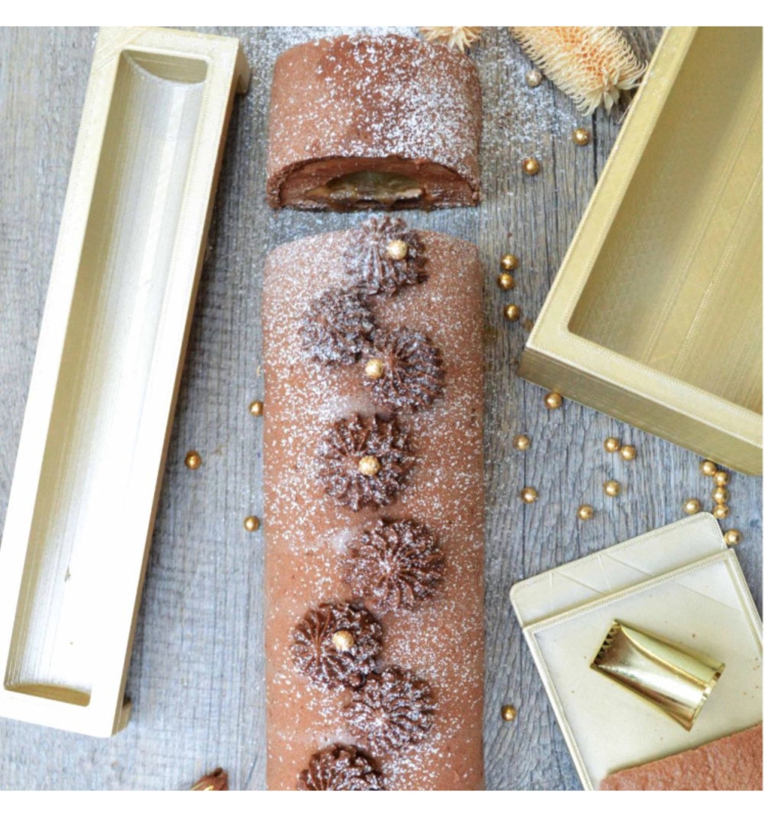 Silikonform Bûche 25cm