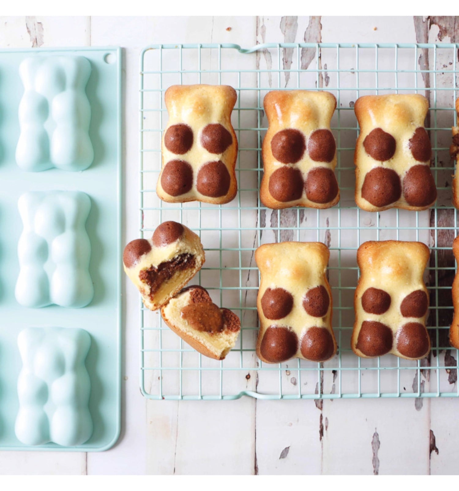 Silikonbackform Teddy Bär: Kreative Kuchenideen von Scrap Cooking.