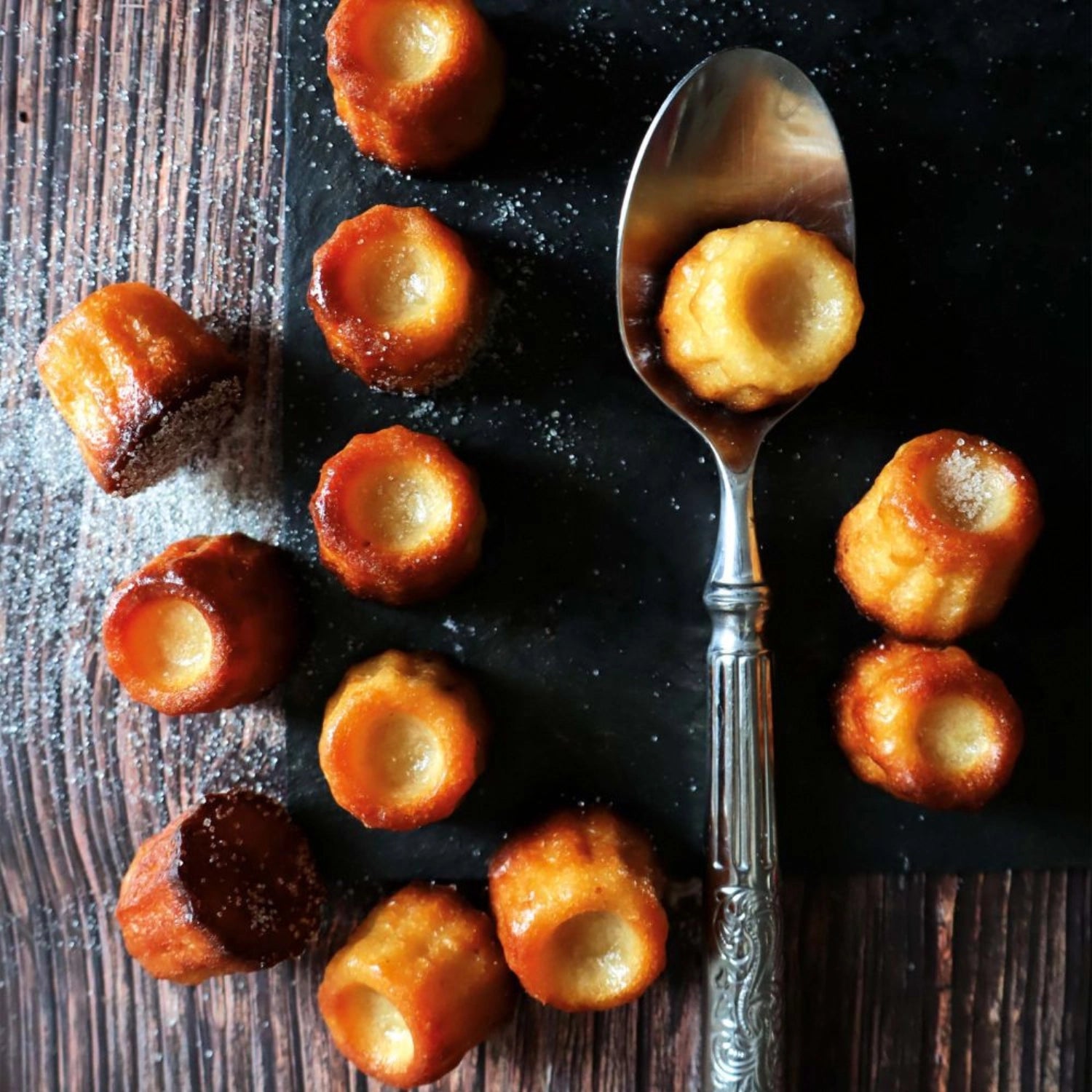 18 silicone baking mold mini cannelés