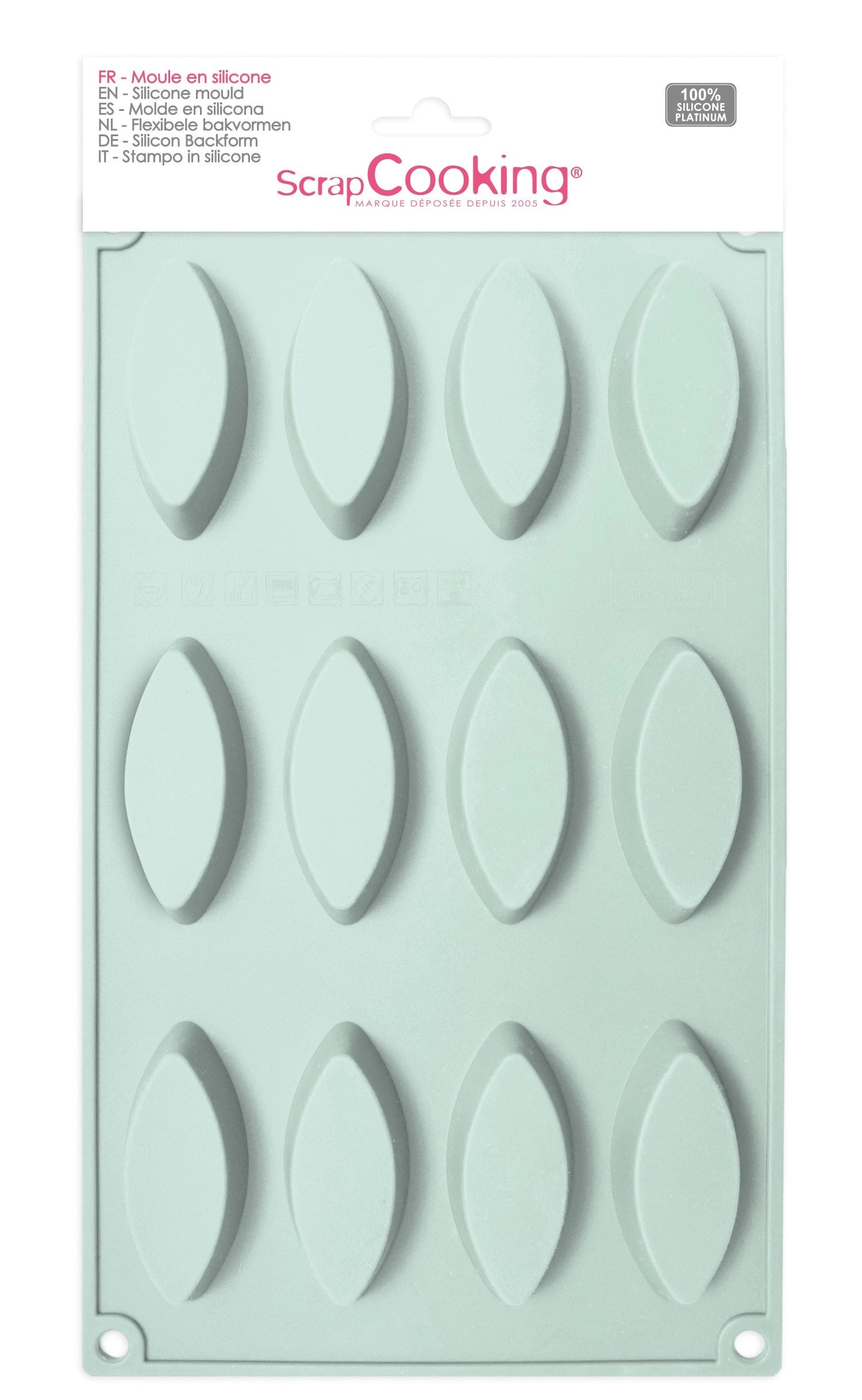 12 Barquettes de cuisson en silicone