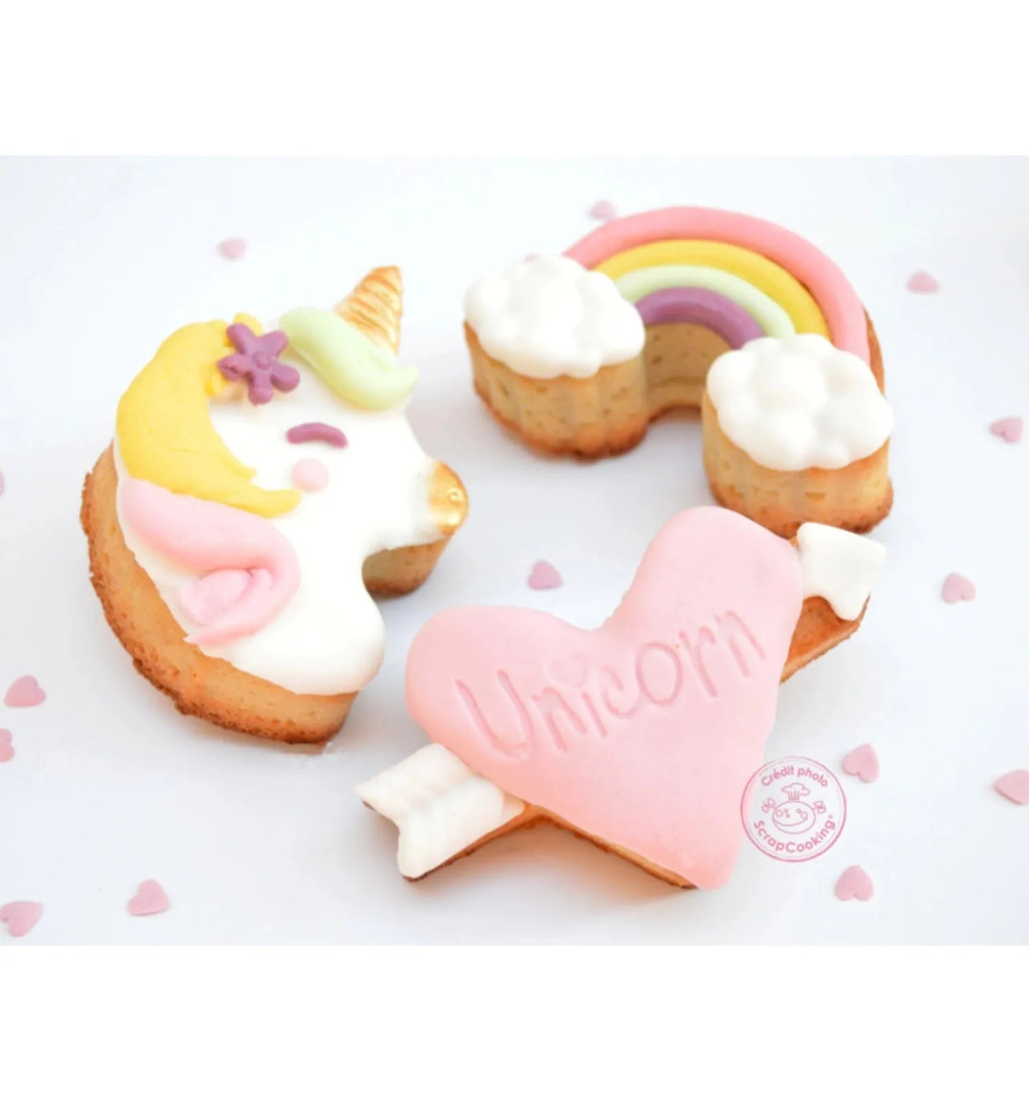 Backen Sie fantasievolle Einhorn-Kreationen mit Scrap Cooking!