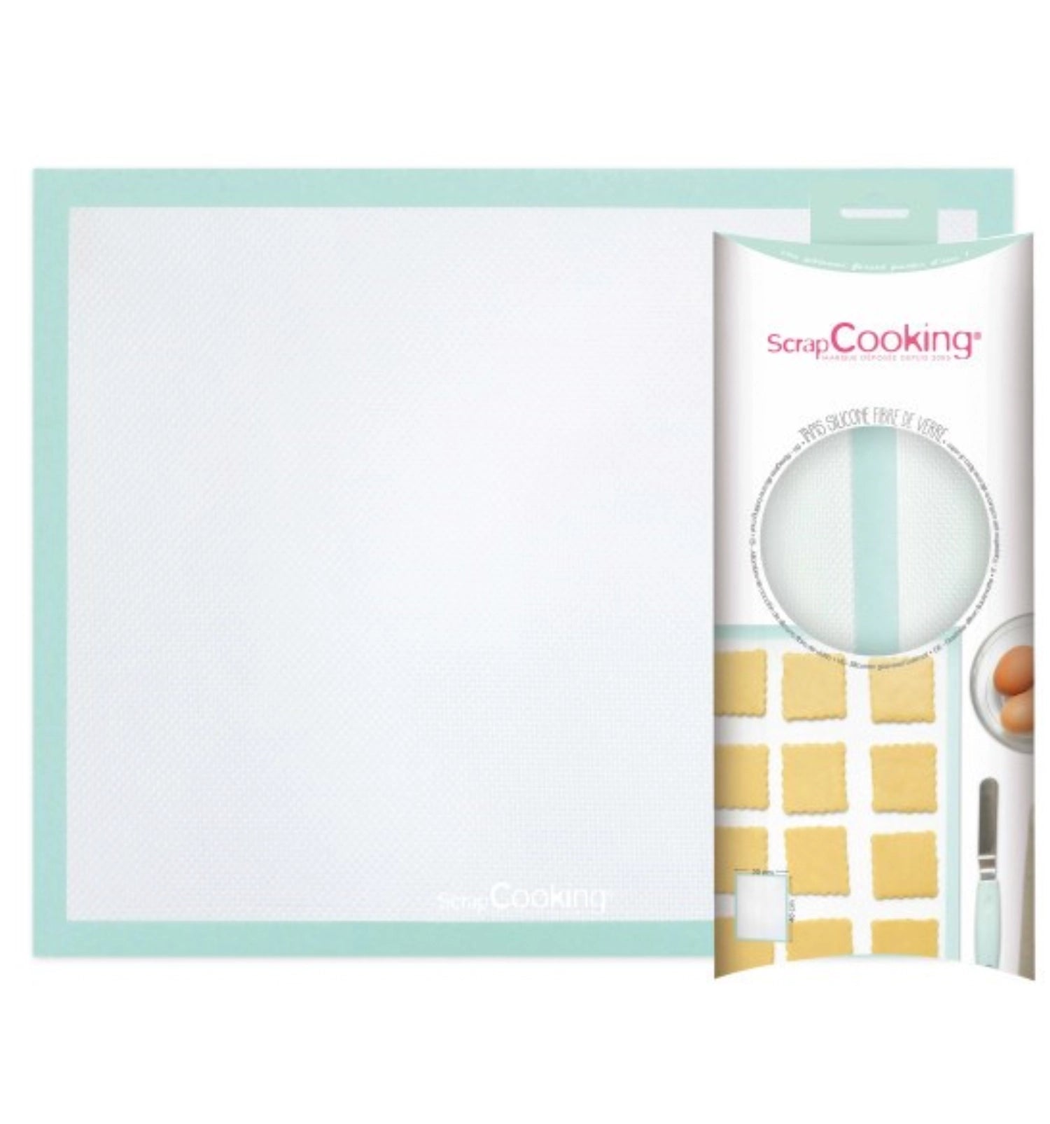 Glasfaser-Silikon-Backmatte 30x40cm