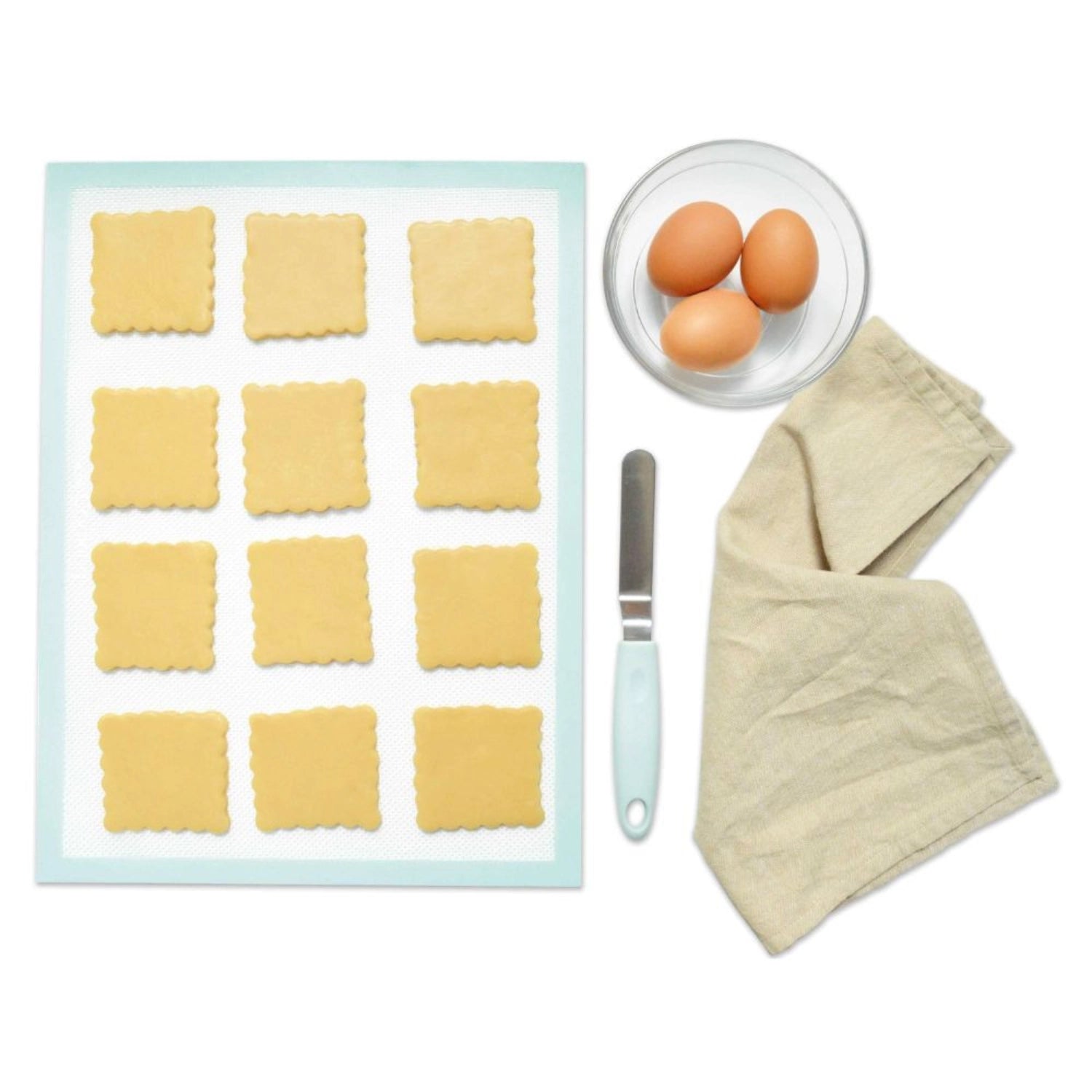 Glasfaser-Silikon-Backmatte 30x40cm