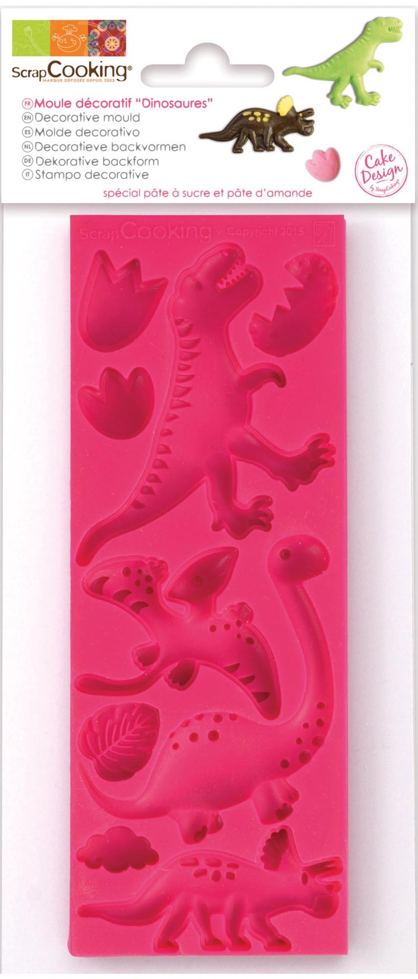 Verwandeln Sie Ihre Backideen in Dino-Kunstwerke: Silikonform für müheloses Lösen, spülmaschinenfest, ideal für jede Feier.