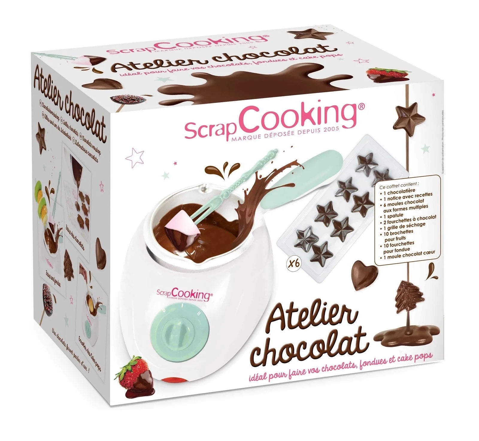 Schokoladen-Fondue-Set von Scrap Cooking: Kreativer Genuss zuhause!