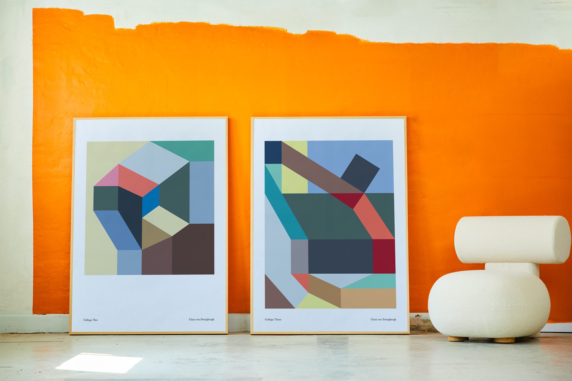 Collage Two  in Multicolor präsentiert im Onlineshop von KAQTU Design AG. Bild ist von Paper Collective