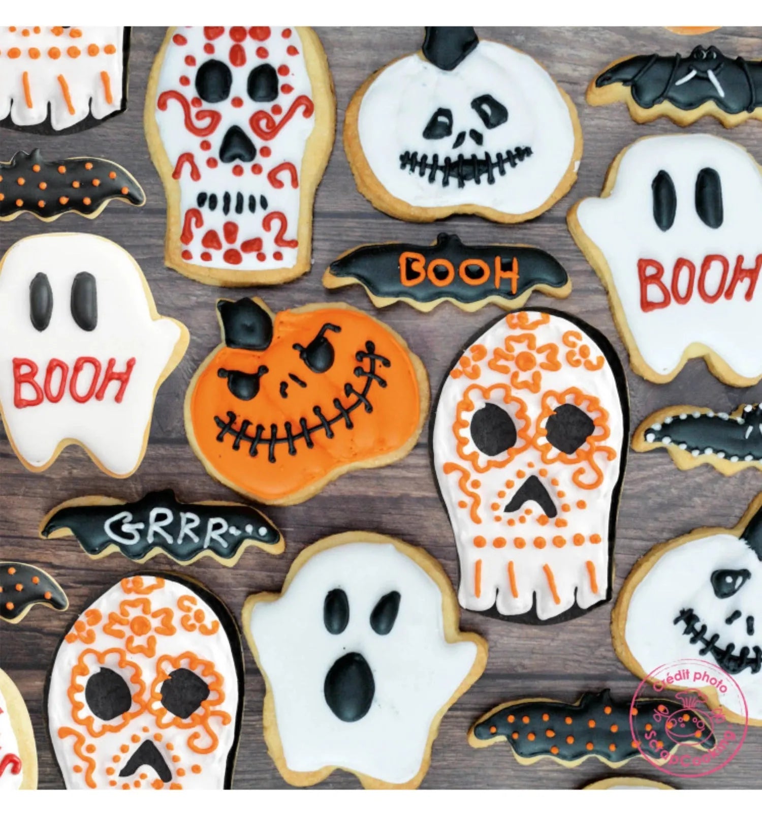 Intensives Farbpulver-Set für gruselige Halloween-Kreationen.
