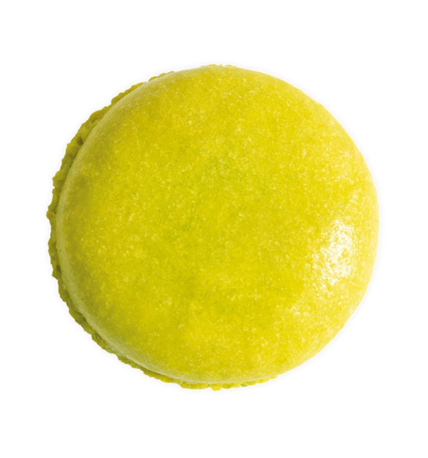 Leuchtendes zitronengrünes Farbpulver für kreative Backkreationen.