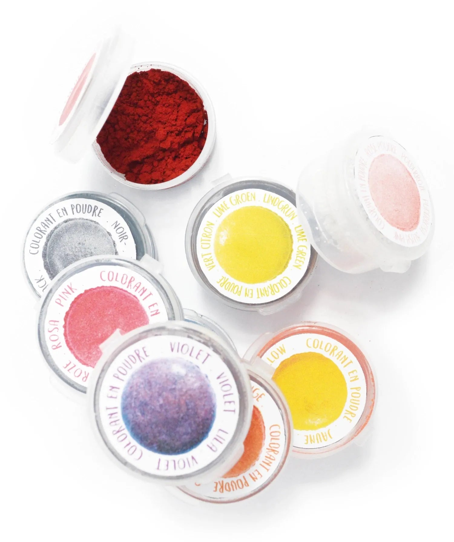 Bunte Vielfalt: 9er Set künstliche Farben von Scrap Cooking.
