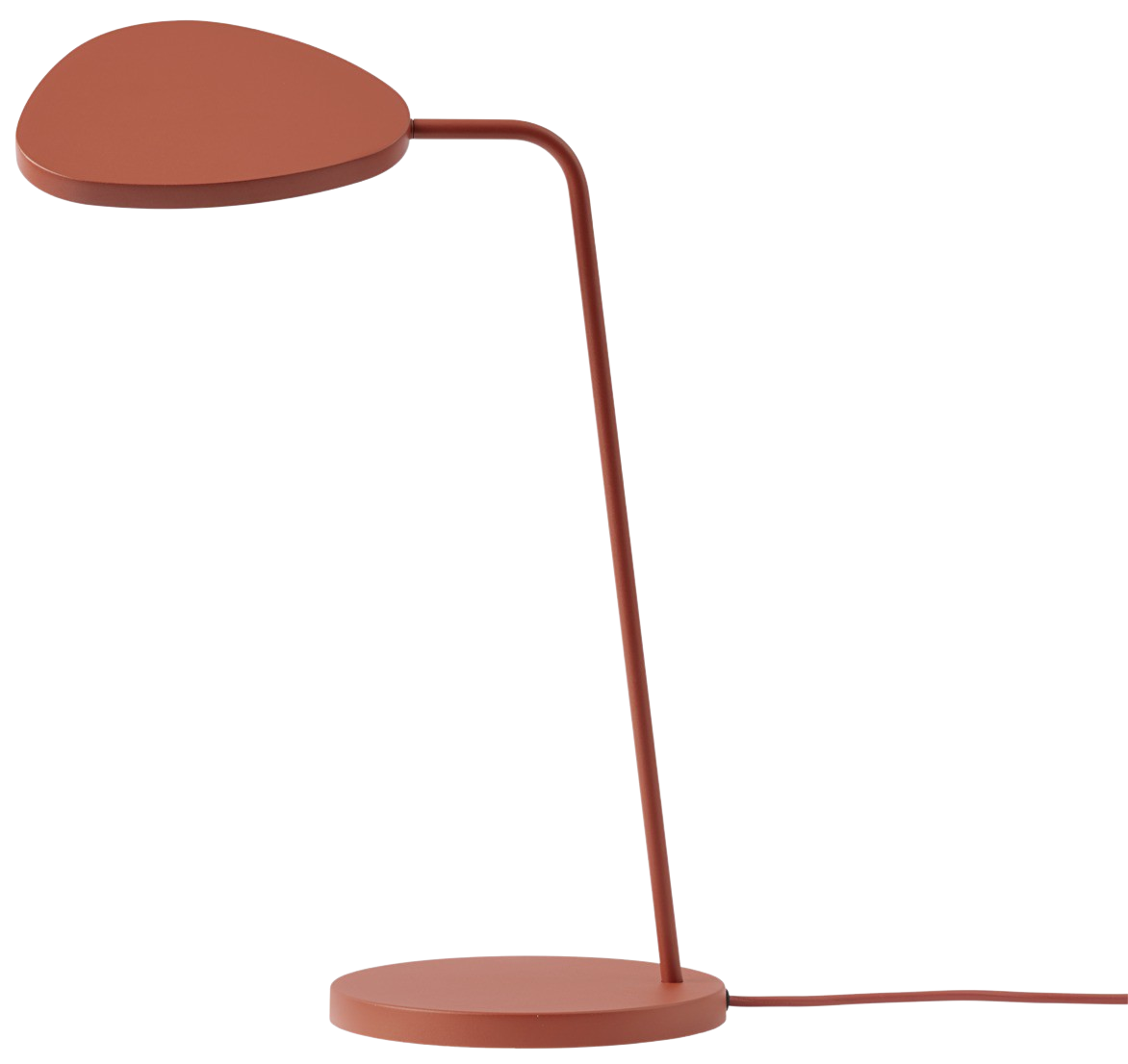 Leaf Tisch Lampe in Kupferbraun präsentiert im Onlineshop von KAQTU Design AG. Tischleuchte ist von Muuto