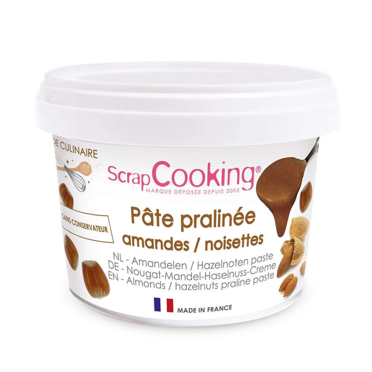 Ready mix praline mixture almond-hazelnut 200g